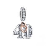 Charms 40 URODZINY zawieszka S925 ROCZNICA 