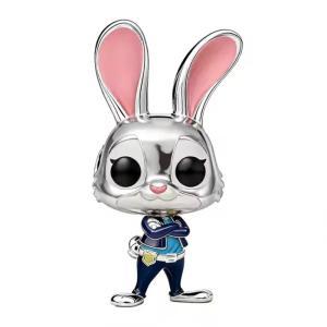 Charms KRÓLIK JUDY HOPS z bajki ZWIERZOGRÓD srebro 925