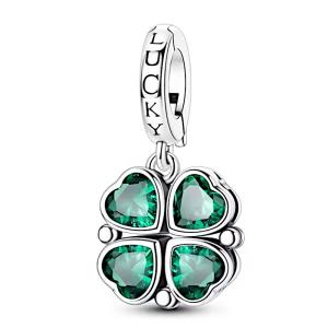 Charms  CZTEROLISTNA KONICZYNA symbol szczęścia  serbro 925  